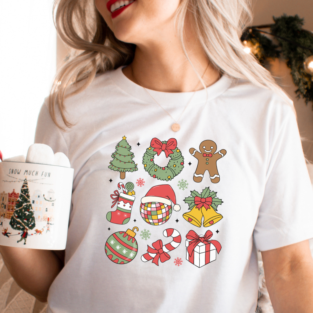 Disco Ball Christmas T-Shirt