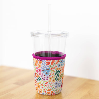 Countryside Blooms Drink Sleeve | Iced Coffee, Drink Koozie