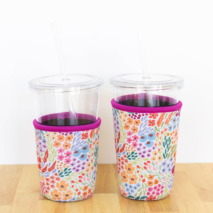 Countryside Blooms Drink Sleeve | Iced Coffee, Drink Koozie