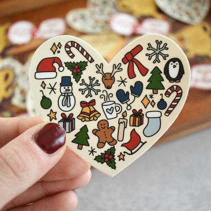 I Love Christmas Sticker