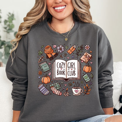 Cozy Girl Book Club Collection Sweatshirt Bundle - Includes All 3 Items