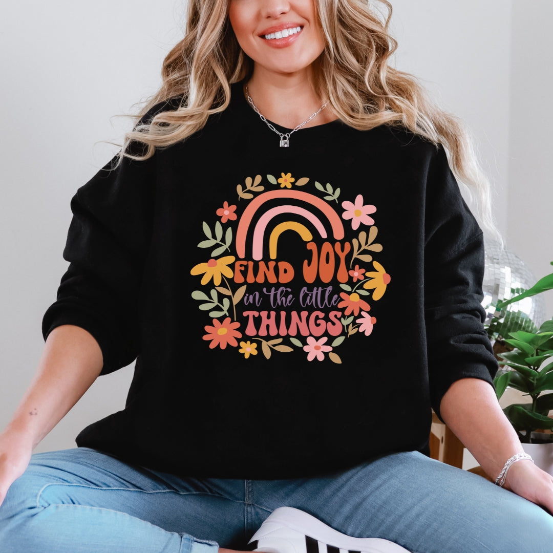 Find Joy in the Little Things Crewneck Sweatshirt