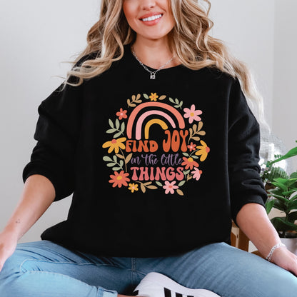 Find Joy in the Little Things Crewneck Sweatshirt