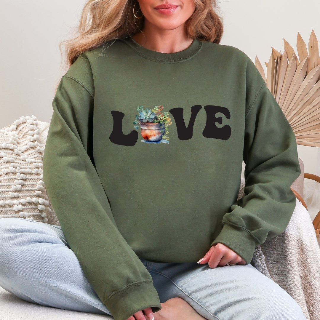 Love Plants Crewneck Sweatshirt