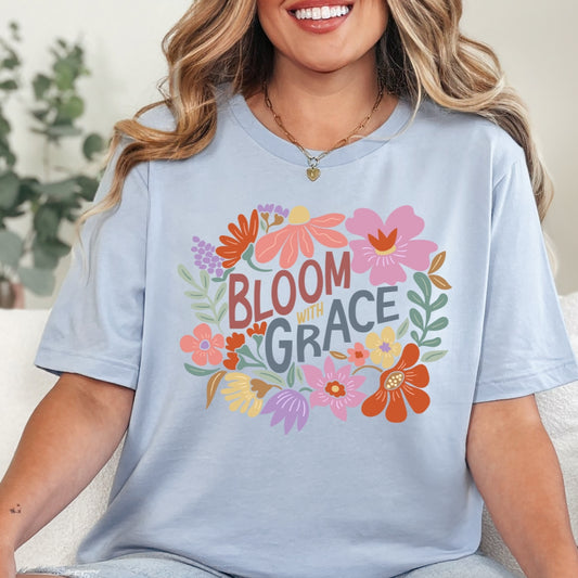 Bloom with Grace Floral T-Shirt