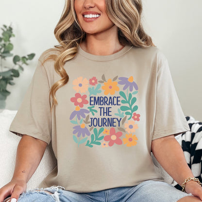 Embrace the Journey Floral T-Shirt