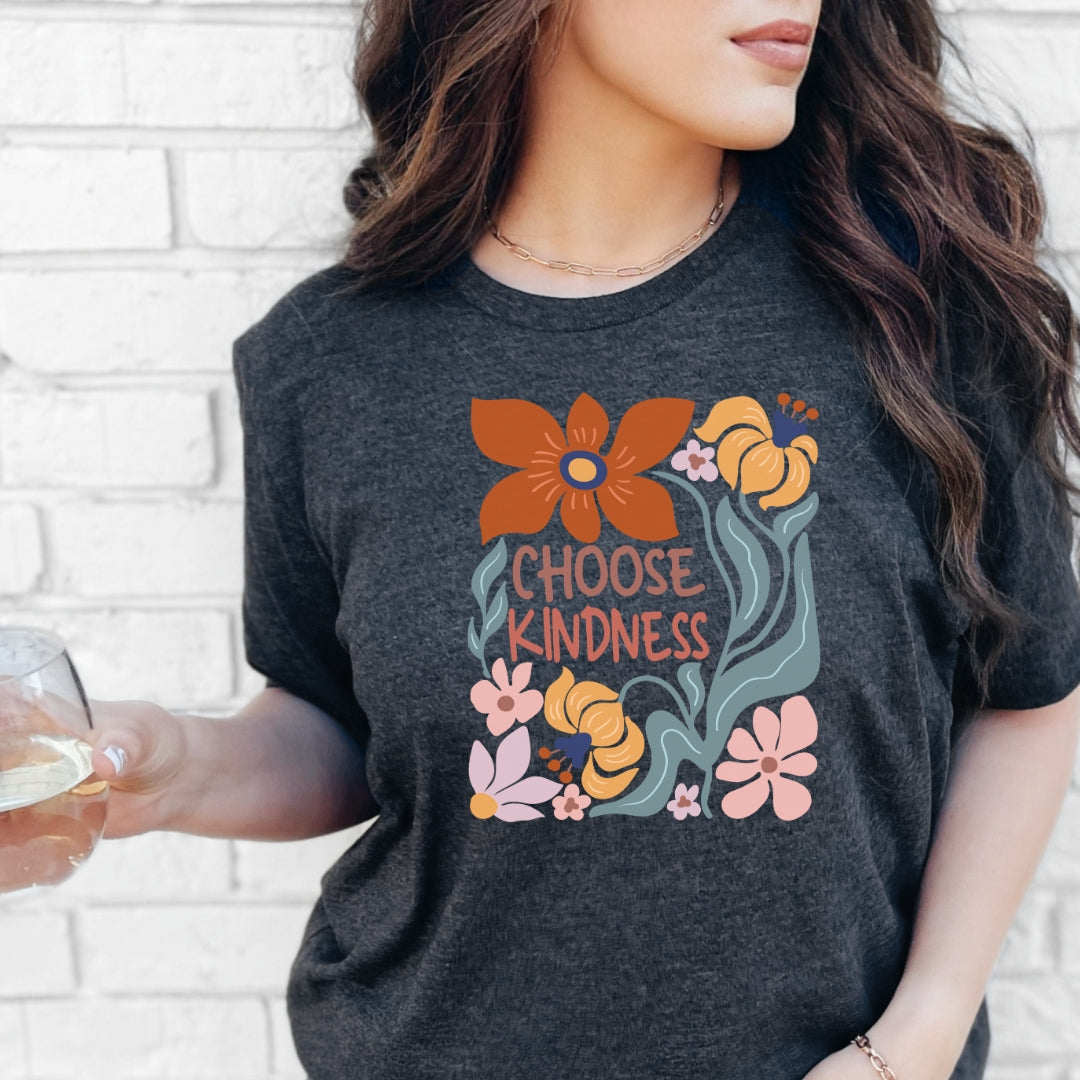 Choose Kindness Floral T-Shirt