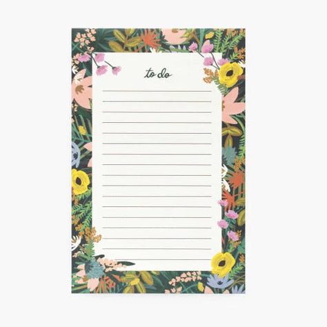 Havana Floral To Do Notepad - Rifle Paper Co.